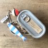 Collana "la Sardina" in ceramica riga azzurra - immagine 2