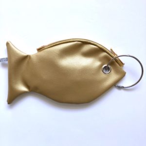 Pesce pochette "the fish ring" Gold