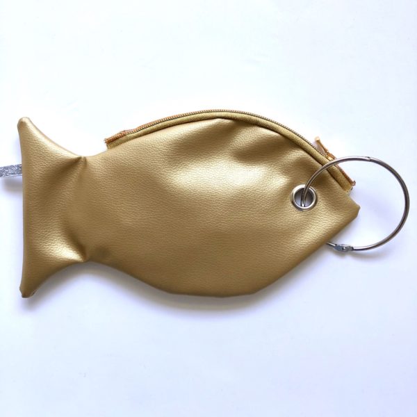Pesce pochette "the fish ring" Gold