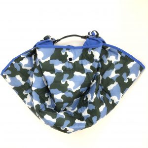 Borsa "Mandillo bag” camouflage blu