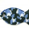 Pesce pochette "the fish ring" camouflage azzurro verde