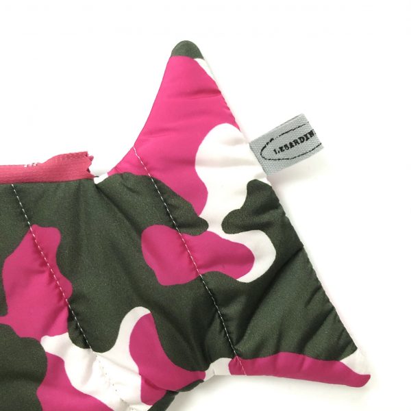 Pesce pochette "the fish ring" camouflage rosa verde bianco - immagine 2