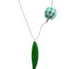 Collana "la Sardina" glitter smeraldo - immagine 2