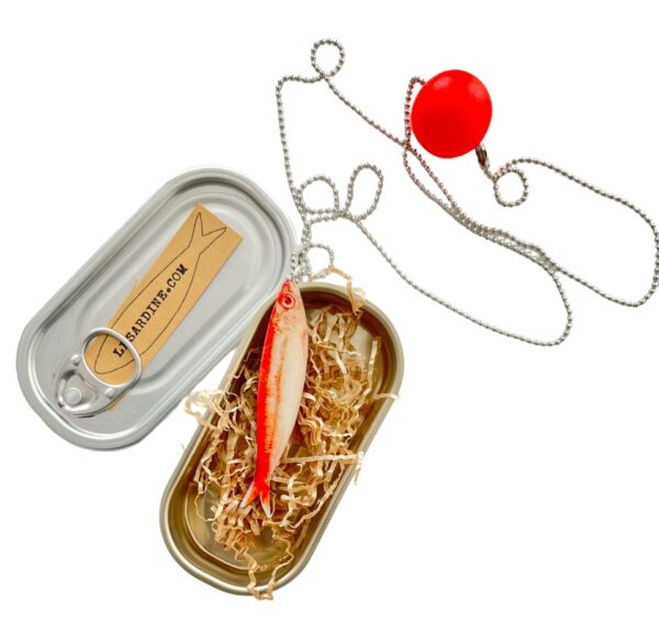 Collana "la Sardina" vera Red Hart - immagine 2