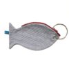 Pesce pochette "the fish ring" riga fine Blu