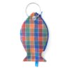 Pesce pochette "the fish ring" quadrotti multicolor