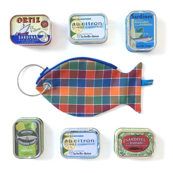 Pesce pochette "the fish ring" quadrotti multicolor - immagine 2
