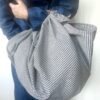Borsa "Mandillo Bag Vichy ” BLU - immagine 2