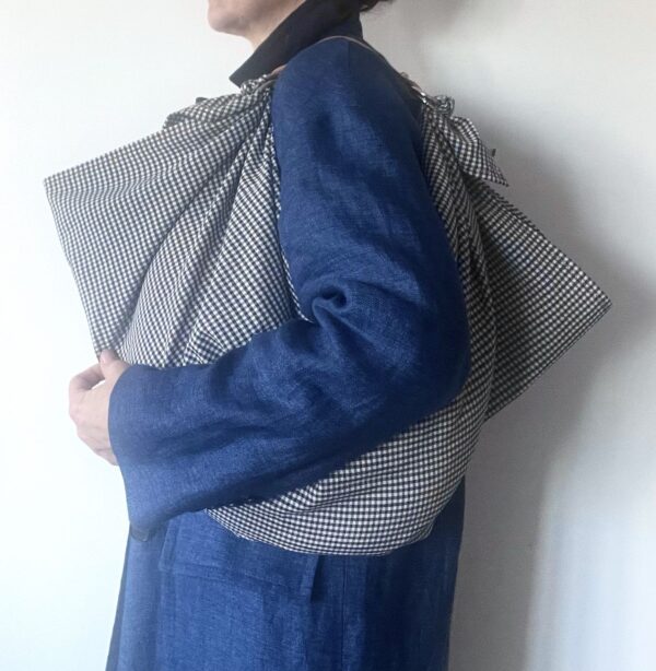 Borsa "Mandillo Bag Vichy ” BLU