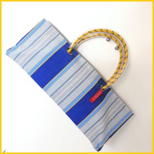 Borsa "Palette" riga Blu