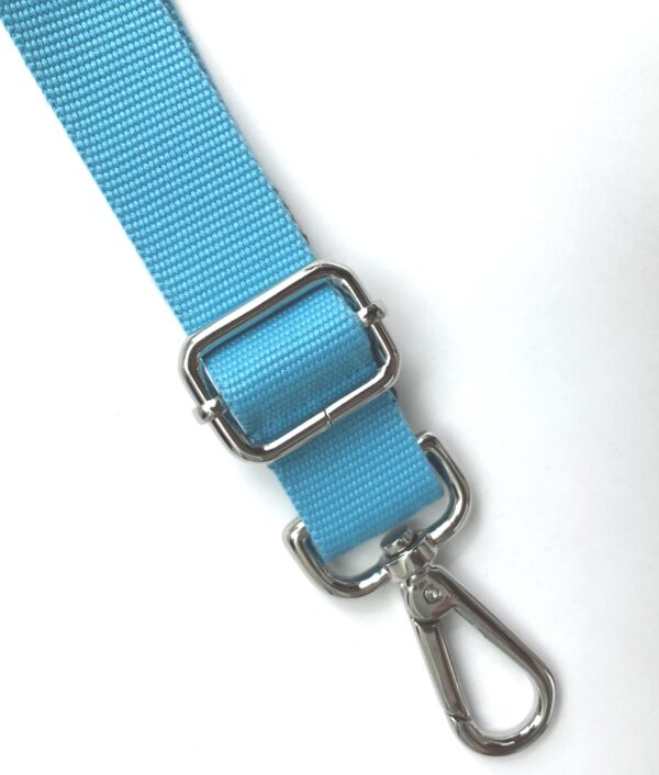 Tracolla  Cordura azzurra regolabile - immagine 2