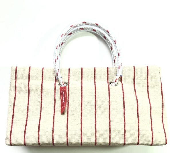 Borsa "palette” canapa riga  Rossa