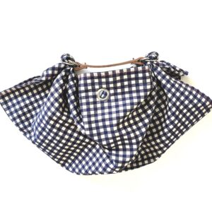 Borsa "Mandillo Bag Vichy” mini blu