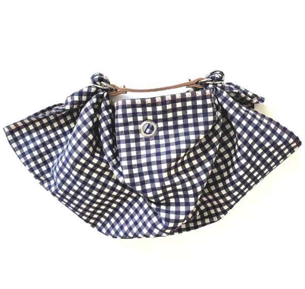 Borsa "Mandillo Bag Vichy” mini blu