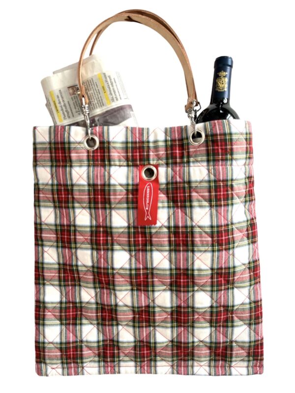 Borsa "La sportina" Tartan - immagine 3