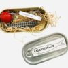 Collana "la Sardina" japan nera e galleggiante rosso - immagine 2