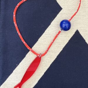 Collana "la Sardina" rossa in plexiglas (Copia)