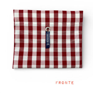 Borsa "La BUSTINA" quadretti Rossi