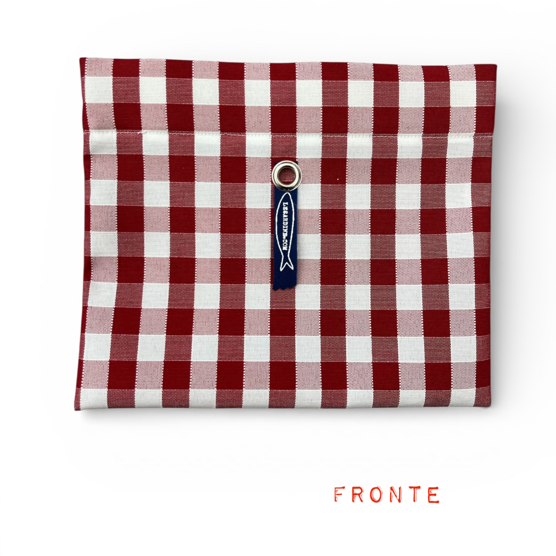 Borsa "La BUSTINA" quadretti Rossi